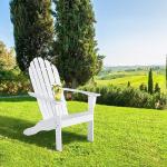 Graue Moderne Adirondack Chairs aus Massivholz Outdoor 