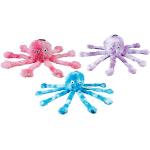 Gor Pets Fun Hunde-Kau-Spielzeug Knochen kuschelig weich mit quietschenden Füßen – Mommy Octopus