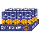 Gorbatschow Sex on the Beach (12 x 0,33 l) 10 Prozent vol. - der beliebte Cocktail-Klassiker fertig gemixt in der Dose, fruchtiger Geschmack nach Orange und Pfirsich