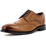 Reduzierte Hellbraune Business Gordon & Bros Derby Schuhe mit Schnürsenkel aus Leder für Herren Größe 42 