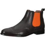 Reduzierte Braune Casual Gordon & Bros Runde Blockabsatz Ankle Boots & Klassische Stiefeletten in Normalweite aus Glattleder für Damen Größe 42 