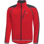 Gore Bike Wear Phantom Plus Windstopper Zip-Off Jacke - Passform Comfort | rot-schwarz S