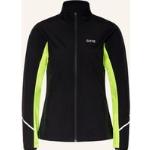 Neongrüne Wasserdichte Winddichte Atmungsaktive Gore Running Wear Gore Tex Damensportbekleidung & Damensportmode zum Laufsport 