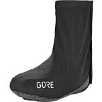 Schwarze Gore Tex Schuhüberzieher & Regenüberschuhe mit Klettverschluss aus Textil winddicht Größe 50 