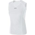 GORE WEAR Damen M Windstopper Base Layer Shirt Ärmellos, Hellgrau (Light Grey)/Weiß, 36