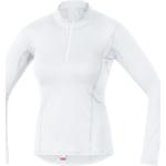 Weiße Gore Base Layer Stehkragen Thermo-Unterhemden für Damen Größe M 