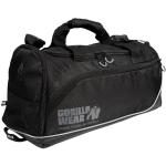 Gorilla Wear Jerome Gym Bag 2.0 - Schwarz / Grau - für Sport, Fitness, Freizeit