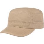 Dunkelbeige Stetson Gosper Army-Caps aus Baumwolle für Herren Größe XXL 