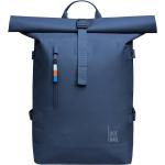 Reduzierte Blaue GOT BAG Nachhaltige Herrenrucksäcke mit Rollverschluss 