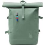 Pastellgrüne GOT BAG Nachhaltige Rucksäcke 23l mit Klettverschluss mit Rollverschluss 
