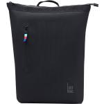 Schwarze GOT BAG Nachhaltige Laptoprucksäcke 19l mit Reißverschluss aus Kunststoff 