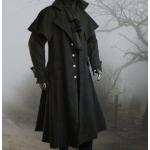 Schwarze Van Helsing Mittelalter-Kostüme aus Baumwolle für Herren Größe 3 XL 