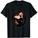 Schwarze Burlesque T-Shirts aus Samt für Herren Größe S 