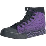 Schwarze Gothicana by EMP Vegane High Top Sneaker & Sneaker Boots mit Schnürsenkel aus Textil für Damen Größe 42 