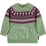 Reduzierte Grüne Sterntaler Bio Norweger Pullover für Kinder aus Baumwolle Größe 80 