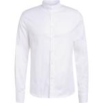 Weiße Gottseidank Stehkragen Trachtenhemden aus Baumwolle für Herren Größe S 