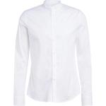 Weiße Gottseidank Stehkragen Trachtenhemden aus Baumwolle für Herren 