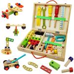 Bunte Kinder Werkzeugkoffer & Kinder Werkzeugkästen aus Holz 