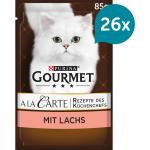 Reduziertes GOURMET Katzenfutter A la Carte Katzenfutter nass mit Lachs 