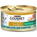 Gourmet Gold Feine Pastete mit Seelachs & Karotten (85 g)