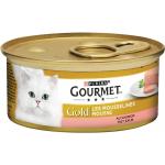 Gourmet Gold Mousse Lachs Katzenfutter 1 Palette (24 x 85 g)