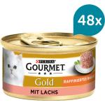 Gourmet Gold Raffiniertes Ragout Lachs 48x85g