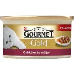 Gourmet Gold Zarte Häppchen 24 x 85 g Huhn, Herz und Leber