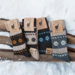 Thermo-Socken aus Wolle für Herren für den für den Winter 