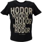gozoo Game of Thrones Herren T-SHIRT Hodor Freizeit TShirt Shirt Men schwarz, Größe:M