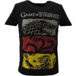 gozoo Game of Thrones Herren T-SHIRT schwarz Baumwolle Freizeit TShirt Shirt, Größe:S