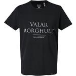GOZOO Game of Thrones T-Shirt Herren Valar Morghulis 100% Baumwolle schwarz M