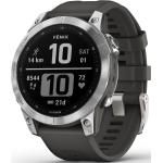 Reduzierte Silbergraue Garmin Fenix 7 Smartwatches mit GPS zum Fitnesstraining 