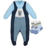 Blaue Motiv Sterntaler Maxi Strampler mit Shirt mit Maus-Motiv aus Jersey für Babys Größe 50 3-teilig 