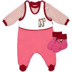 Bunte Sterntaler Strampler mit Shirt mit Tiermotiv aus Jersey für Babys 3-teilig 