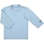 Blaue Langärmelige Longsleeves für Kinder & Kinderlangarmshirts aus Baumwolle für Jungen für den für den Sommer 