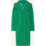 Reduzierte Grüne Elegante Teddymäntel aus Polyester für Damen Größe XS 