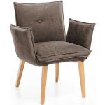 Hellbraune Moderne Möbel-Eins Stoffsessel lackiert aus Massivholz mit Armlehne Breite 50-100cm, Höhe 50-100cm, Tiefe 50-100cm 