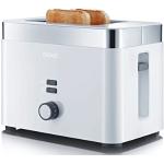 Reduzierte Weiße Graef Toaster mit Brötchenaufsatz 