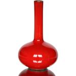 Rote Mid-Century 10 cm Vasen & Blumenvasen 10 cm glänzend aus Keramik 