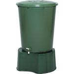 Grüne Graf Runde Regentonnen & Regenspeicher 501l - 750l aus Kunststoff 