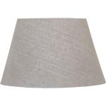 Beige Rustikale Ovale Lampenschirme für Tischlampen aus Stoff 