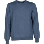 Reduzierte Blaue Melierte Gran Sasso Strickpullover aus Wolle für Herren Größe 5 XL 