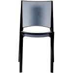 Graue Grand Soleil Transparente Stühle stapelbar Breite 0-50cm, Höhe 0-50cm, Tiefe 0-50cm 