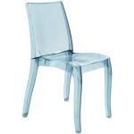 Hellgraue Grand Soleil Transparente Stühle stapelbar Breite 0-50cm, Höhe 0-50cm, Tiefe 0-50cm 