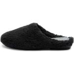 Reduzierte Schwarze Grand Step Shoes Vegane Plüsch Hausschuhe aus Baumwolle für Damen Größe 36 