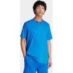 Reduzierte Blaue adidas T-Shirts für Herren Größe XL 