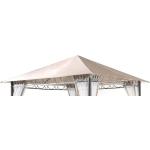 Sandfarbene Pavillondächer aus Polyester 3x3 
