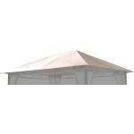 Sandfarbene Pavillondächer aus Polyester 3x4 