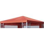 Grasekamp Ersatzdach für Pavillon Aluoptik terracotta Polyester-Mischgewebe B/L: ca. 300x300 cm