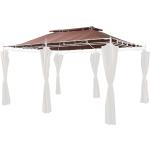 Braune Grasekamp Pavillondächer aus Polyester 3x4 